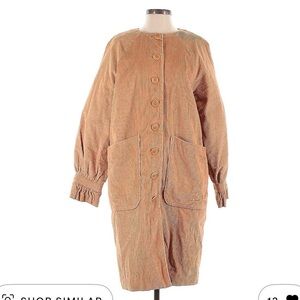 Ulla Johnson Tan Corduroy Utility Jacket